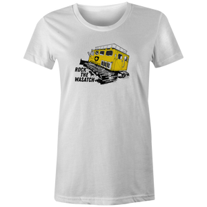 Women's T-shirt - Yellow Snow Cat