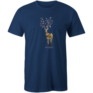 Men's T-shirt - Flowery Deer