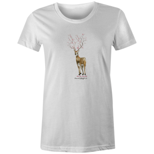 Women's T-shirt - Flowery Deer