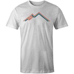 Men's T-shirt - Retro Minimal Mountains