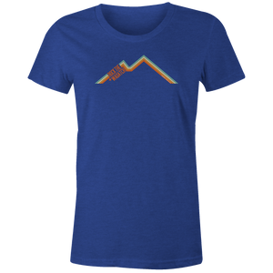 Women's T-shirt - Retro Minimal Mountain