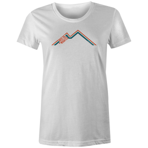 Women's T-shirt - Retro Minimal Mountain