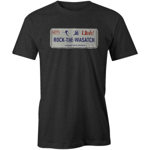 Men's T-shirt - Ski Utah Plate