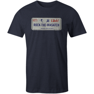 Men's T-shirt - Ski Utah Plate