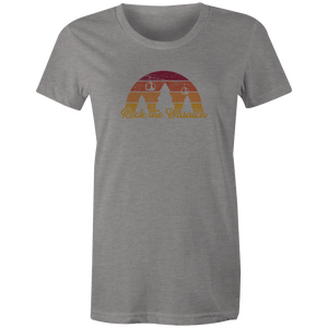 Women's T-shirt - Retro Gondola and Pines