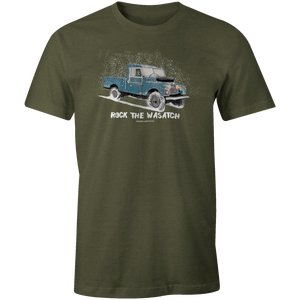 Men's T-shirt - Snow Land Rover Truck