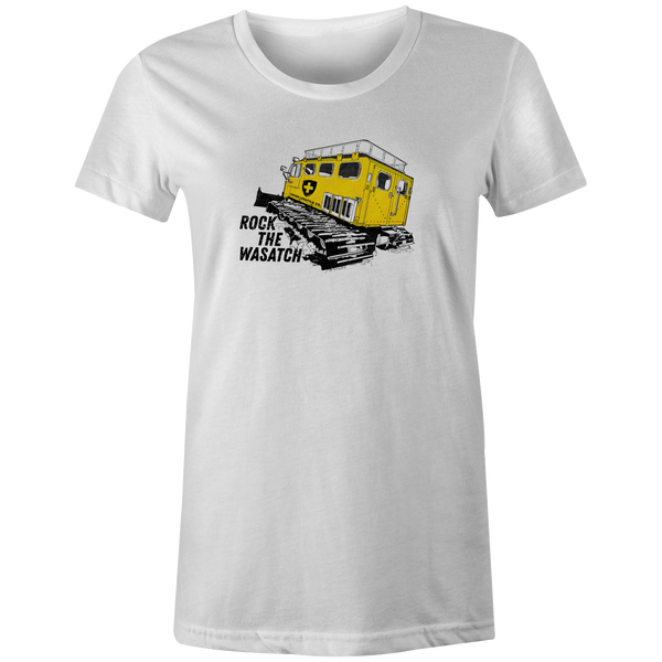 Women's T-shirt - Yellow Snow Cat