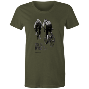 Women's T-shirt - Climbing Cyclists