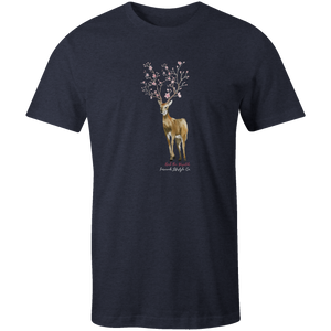 Men's T-shirt - Flowery Deer