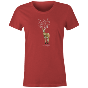 Women's T-shirt - Flowery Deer