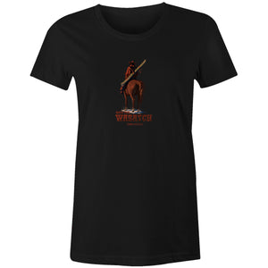 Women's T-shirt - Skijoring Cowboy