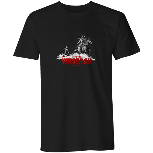 Men's T-shirt - Skijoring Rock the Wasatch