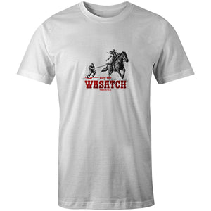 Men's T-shirt - Skijoring Rock the Wasatch