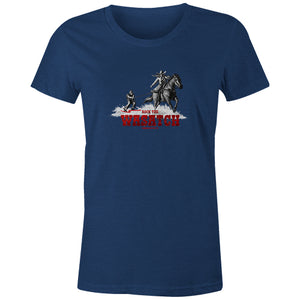 Women's T-shirt - Skijoring Rock the Wasatch